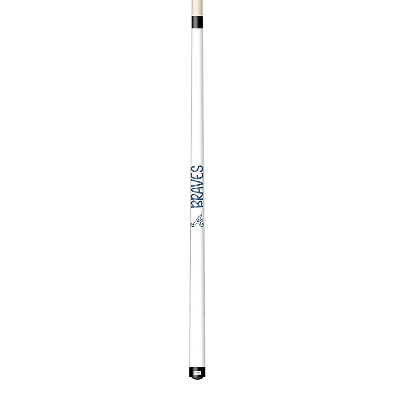 Imperial White Atlanta Braves Short Billiard Cue