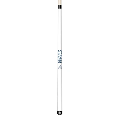 Imperial White Atlanta Braves Short Billiard Cue
