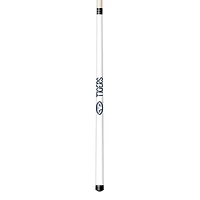 Imperial White Auburn Tigers Short Billiard Cue