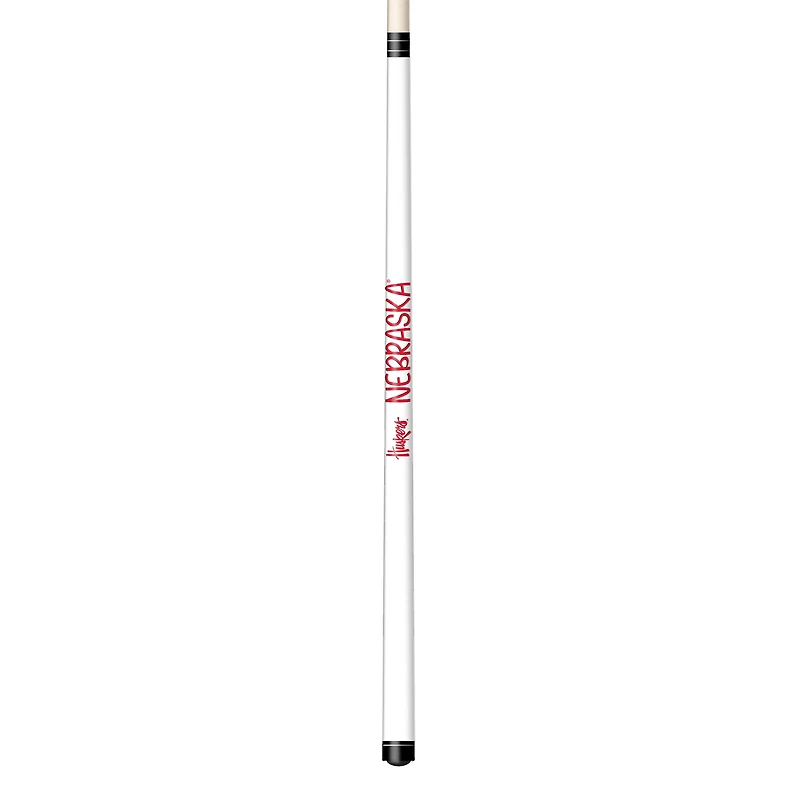 Imperial White Nebraska Huskers Short Billiard Cue
