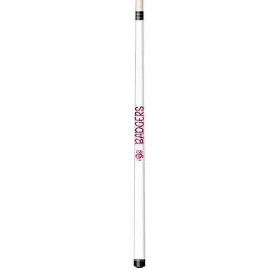 Imperial White Wisconsin Badgers Short Billiard Cue