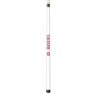 Imperial White Ohio State Buckeyes Short Billiard Cue