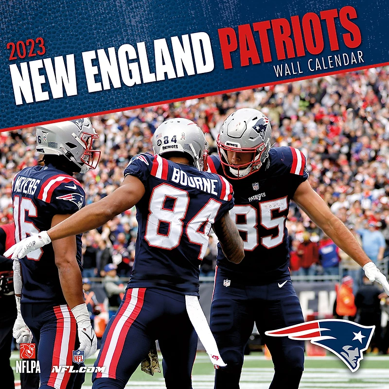New England Patriots 2023 12" x 12" Team Wall Calendar