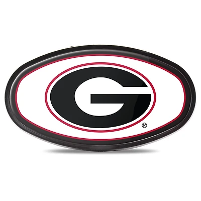 WinCraft Georgia Bulldogs Oval Color-Covered Hitch Cover