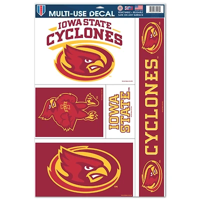 WinCraft Iowa State Cyclones 11'' x 17'' Multi-Use Decal Sheet