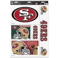 WinCraft San Francisco 49ers 11'' x 17'' Multi-Use Decal Sheet