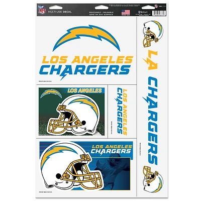 WinCraft Los Angeles Chargers 11'' x 17'' Multi-Use Decal Sheet