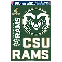 WinCraft Colorado State Rams Primary 11'' x 17'' Multi-Use Decal Sheet