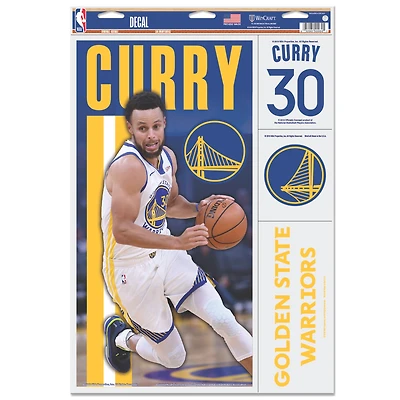 WinCraft Stephen Curry Golden State Warriors 11'' x 17'' Multi-Use Decal Sheet