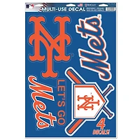 WinCraft New York Mets Primary 11'' x 17'' Multi-Use Decal Sheet