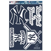 WinCraft New York Yankees Primary 11'' x 17'' Multi-Use Decal Sheet