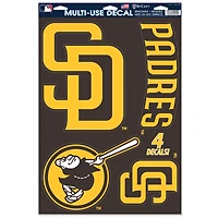 WinCraft San Diego Padres Primary 11'' x 17'' Multi-Use Decal Sheet