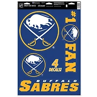 WinCraft Buffalo Sabres Primary 11'' x 17'' Multi-Use Decal Sheet