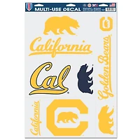 WinCraft Cal Bears 11'' x 17'' Multi-Use Decal Sheet