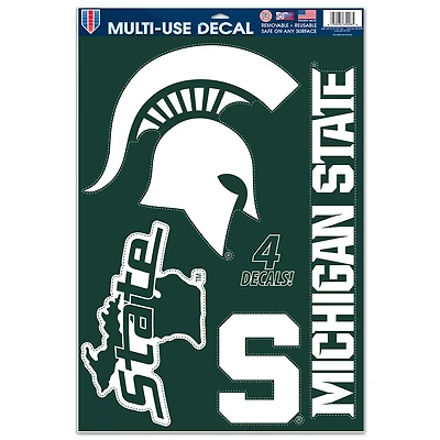 WinCraft Michigan State Spartans Primary 11'' x 17'' Multi-Use Decal Sheet