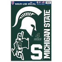 WinCraft Michigan State Spartans Primary 11'' x 17'' Multi-Use Decal Sheet