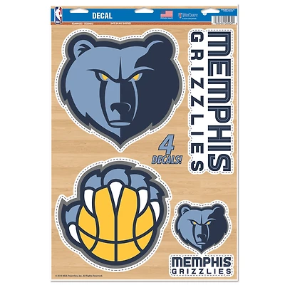 WinCraft Memphis Grizzlies Primary 11'' x 17'' Multi-Use Decal Sheet