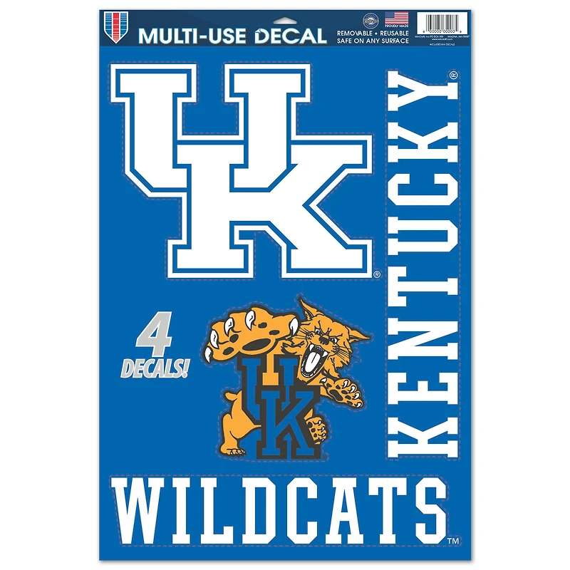WinCraft Kentucky Wildcats Primary 11'' x 17'' Multi-Use Decal Sheet