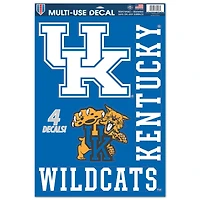 WinCraft Kentucky Wildcats Primary 11'' x 17'' Multi-Use Decal Sheet