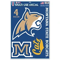 WinCraft Montana State Bobcats Primary 11'' x 17'' Multi-Use Decal Sheet