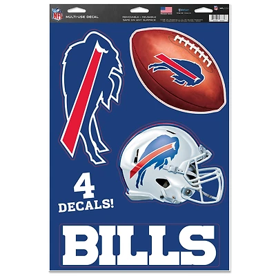 WinCraft Buffalo Bills Primary 11'' x 17'' Multi-Use Decal Sheet