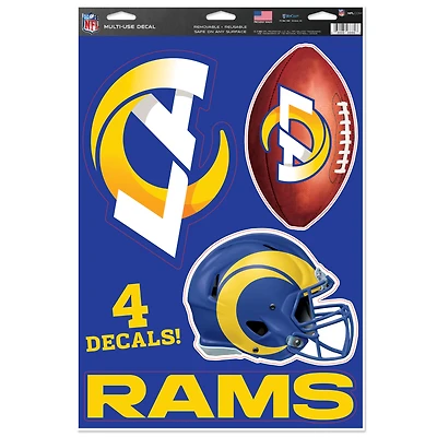 WinCraft Los Angeles Rams Primary 11'' x 17'' Multi-Use Decal Sheet
