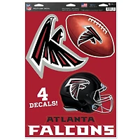 WinCraft Atlanta Falcons Primary 11'' x 17'' Multi-Use Decal Sheet