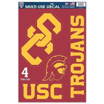 WinCraft USC Trojans Primary 11'' x 17'' Multi-Use Decal Sheet