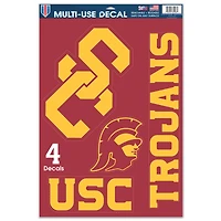 WinCraft USC Trojans Primary 11'' x 17'' Multi-Use Decal Sheet