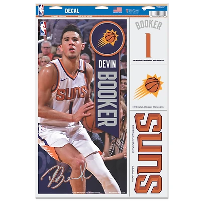 WinCraft Devin Booker Phoenix Suns 11'' x 17'' Multi-Use Decal Sheet