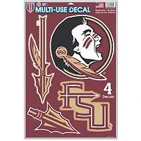 WinCraft Florida State Seminoles Primary 11'' x 17'' Multi-Use Decal Sheet