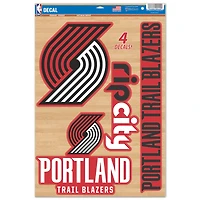 WinCraft Portland Trail Blazers Primary 11'' x 17'' Multi-Use Decal Sheet