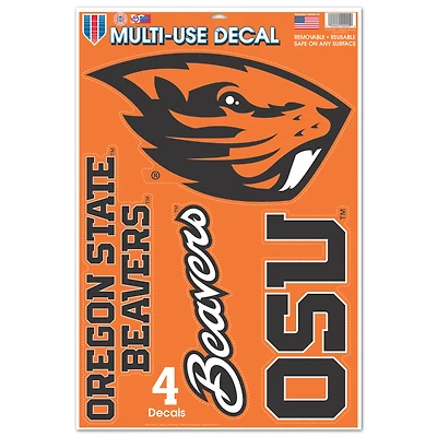WinCraft Oregon State Beavers Primary 11'' x 17'' Multi-Use Decal Sheet