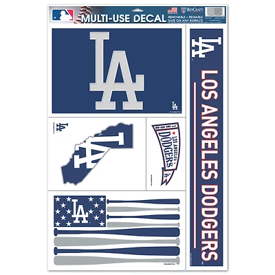 WinCraft Los Angeles Dodgers 11'' x 17'' Multi-Use Team Decal Sheet