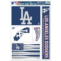 WinCraft Los Angeles Dodgers 11'' x 17'' Multi-Use Team Decal Sheet