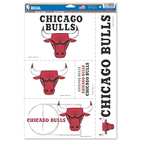 WinCraft Chicago Bulls 11'' x 17'' Multi-Use Decal Sheet