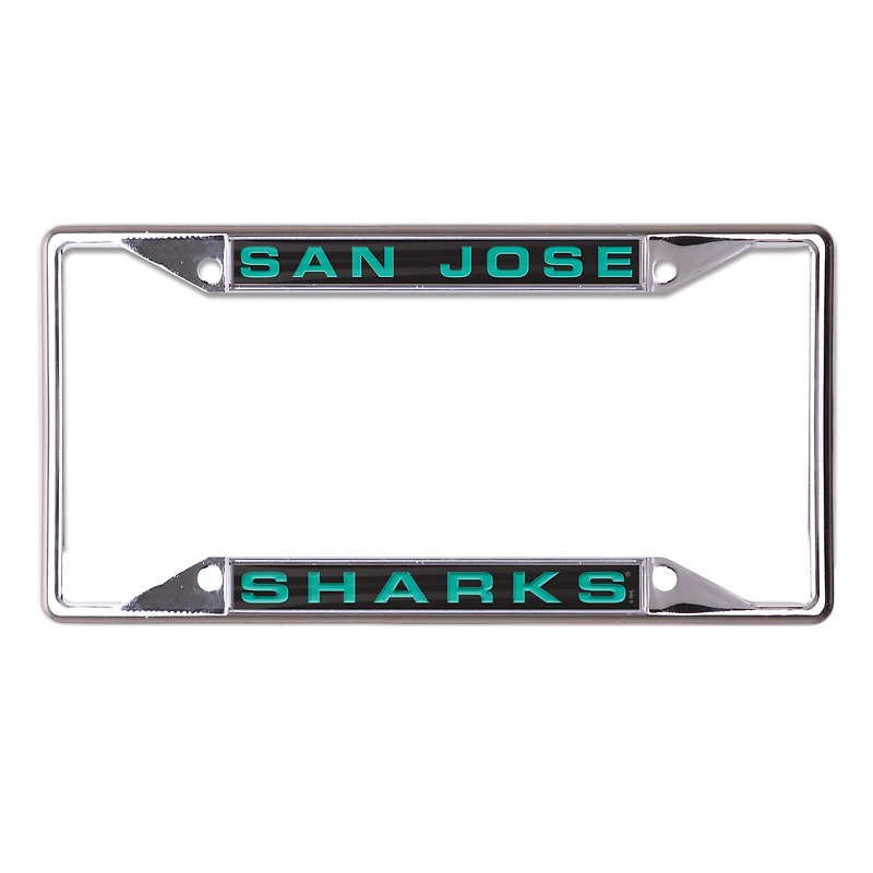 WinCraft San Jose Sharks Laser-Cut License Plate Frame