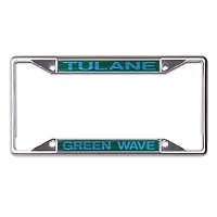 WinCraft Tulane Green Wave Laser-Cut Metallic License Plate Frame