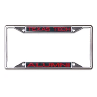 WinCraft Texas Tech Red Raiders Alumni School Supporter Laser Cut Metal License Plate Frame