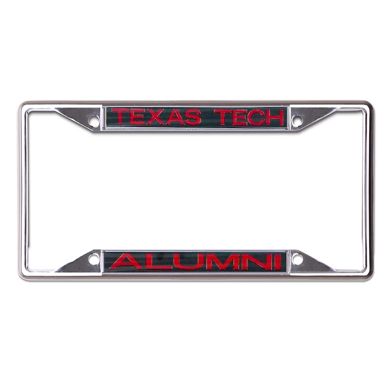 WinCraft Texas Tech Red Raiders Alumni School Supporter Laser Cut Metal License Plate Frame