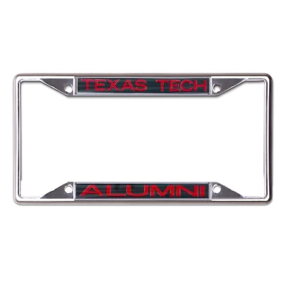 WinCraft Texas Tech Red Raiders Alumni School Supporter Laser Cut Metal License Plate Frame