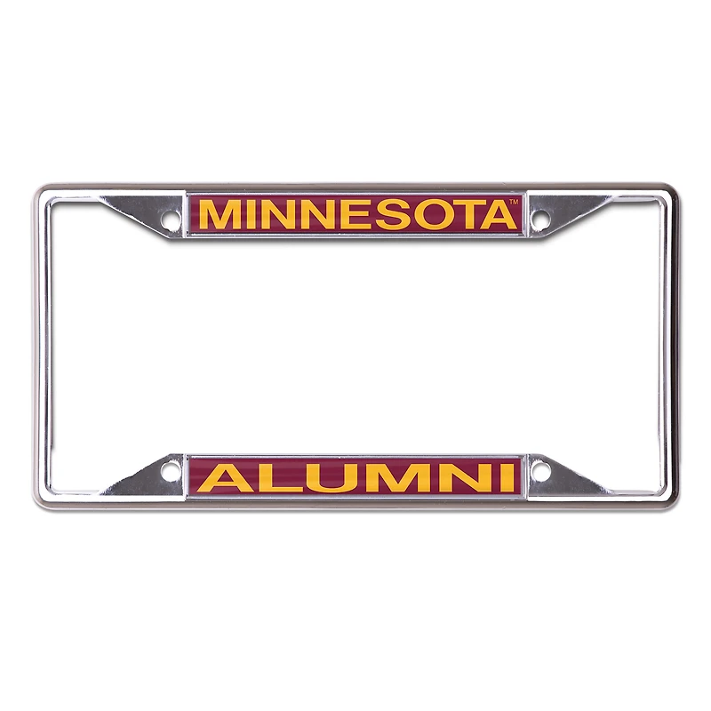 WinCraft Minnesota Golden Gophers Alumni School Supporter Laser Cut Metal License Plate Frame