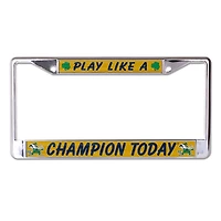 WinCraft Notre Dame Fighting Irish Play Like A Champion Printed Metal License Plate Frame