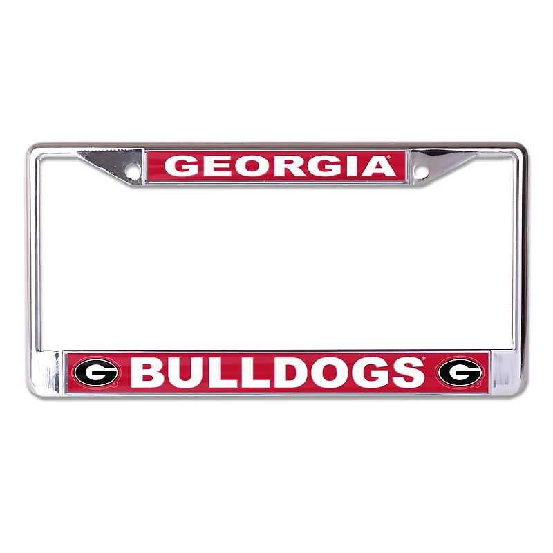 WinCraft Georgia Bulldogs S/L School Printed Wordmark License Plate Frame