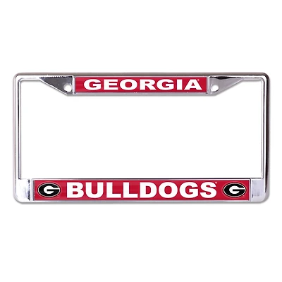 WinCraft Georgia Bulldogs S/L School Printed Wordmark License Plate Frame