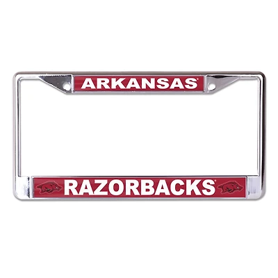 WinCraft Arkansas Razorbacks Secondary Logo S/L Metal License Plate Frame