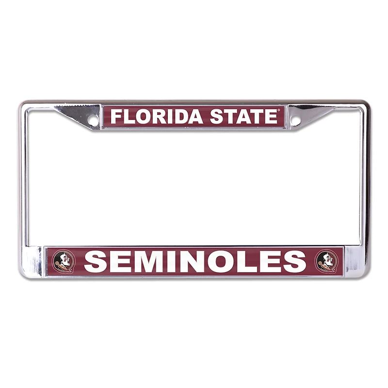 WinCraft Florida State Seminoles Primary Logo S/L Metal License Plate Frame
