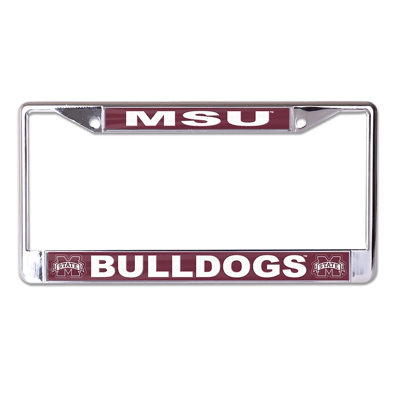 WinCraft Mississippi State Bulldogs S/L Metal License Plate Frame