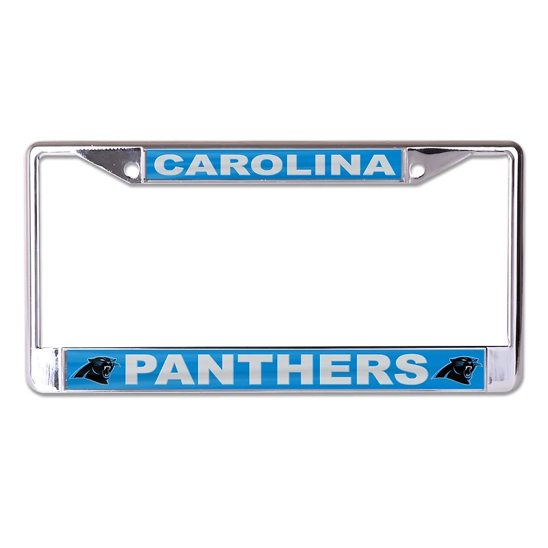WinCraft Carolina Panthers Team Logo S/L Metal License Plate Frame