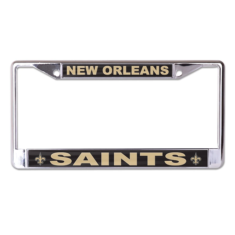 WinCraft New Orleans Saints Team Logo S/L Metal License Plate Frame